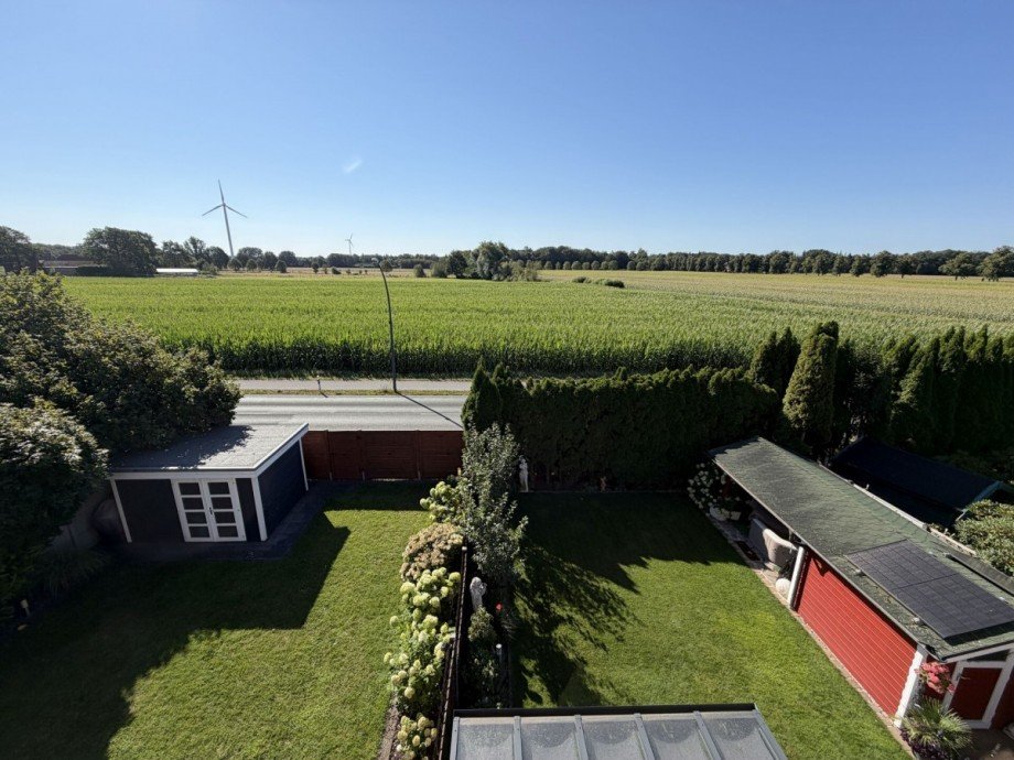 Blick vom Balkon Dachgeschosswohnung G�tersloh