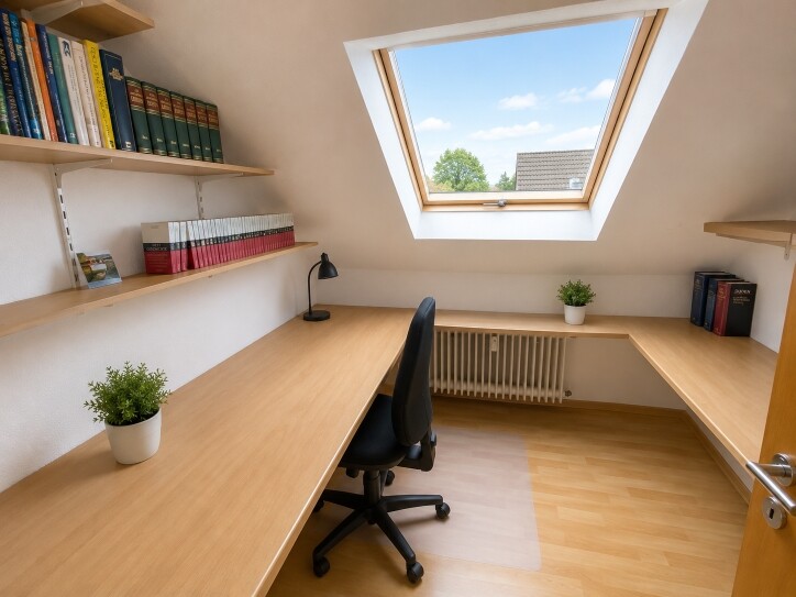 Arbeitszimmer Dachgeschosswohnung G�tersloh