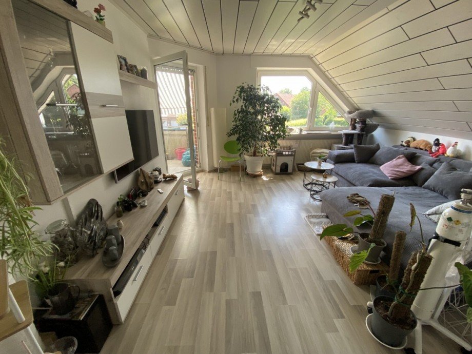 Wohnzimmer Etagenwohnung G�tersloh