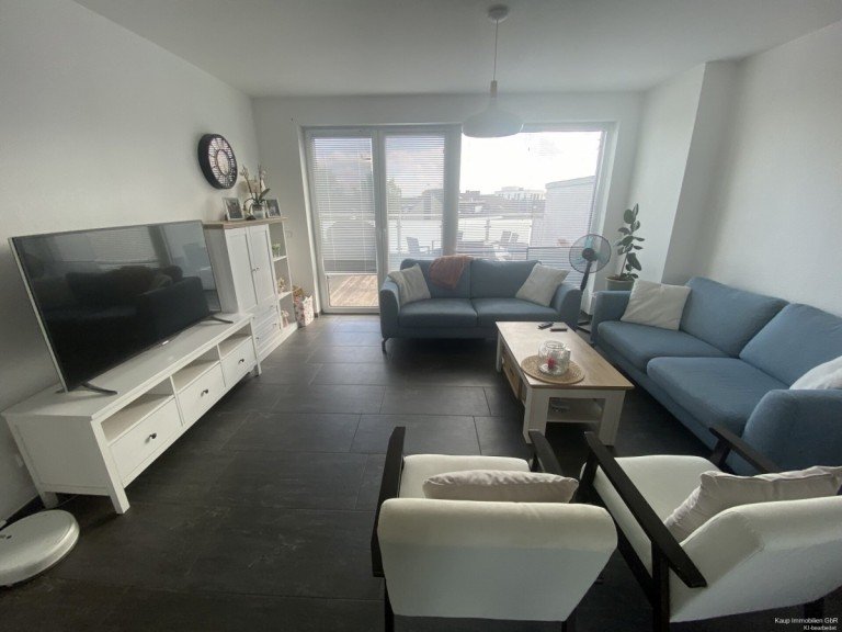 Wohnzimmer G�tersloh Penthousewohnung Einfach einziehen! Moderne Penthouse Wohnung inklusive Einbauk�che in der G�tersloher City