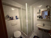 Duschbad Balkon mit Blick in die freie Landschaft - Gem�tliche 2-ZKB-Dachgeschosswohnung in G�tersloh-Spexard