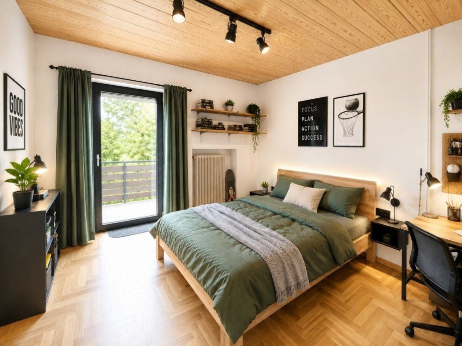 Schlafraum - KI-generiert Reihenmittelhaus G�tersloh