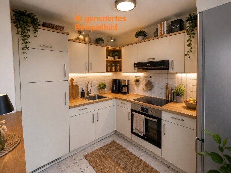 K�che - KI-generiert - Dachgeschosswohnung G�tersloh