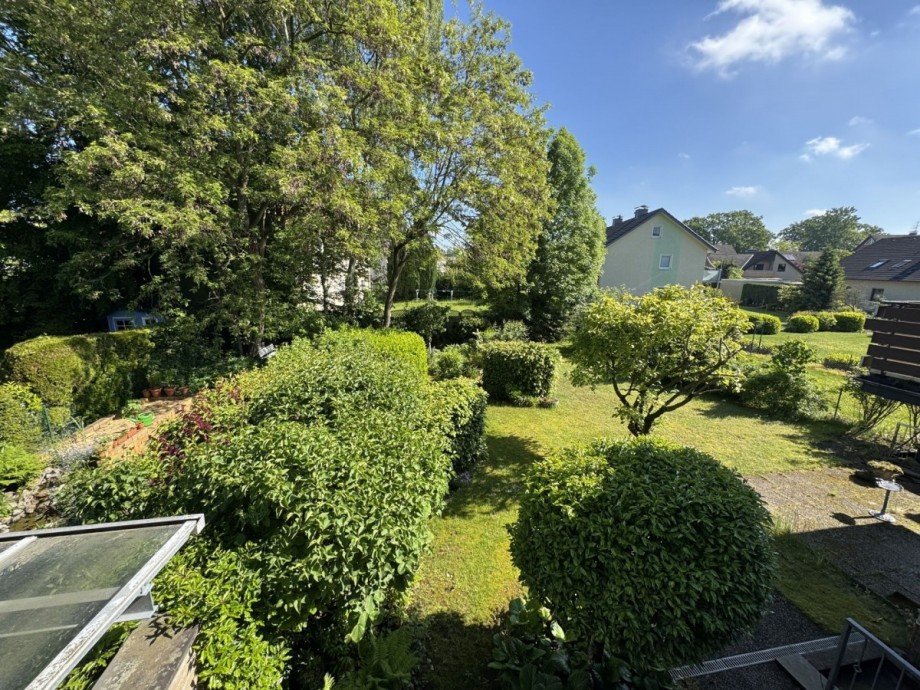Garten vom Balkon Reihenmittelhaus G�tersloh