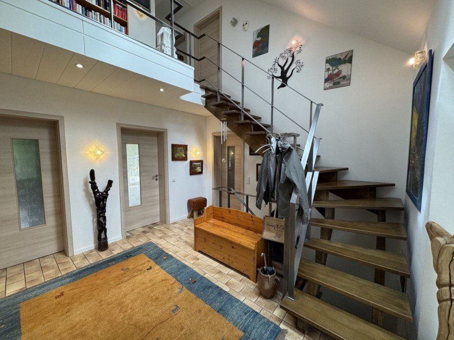 Treppe ins Dachgeschoss Einfamilienhaus G�tersloh / Isselhorst