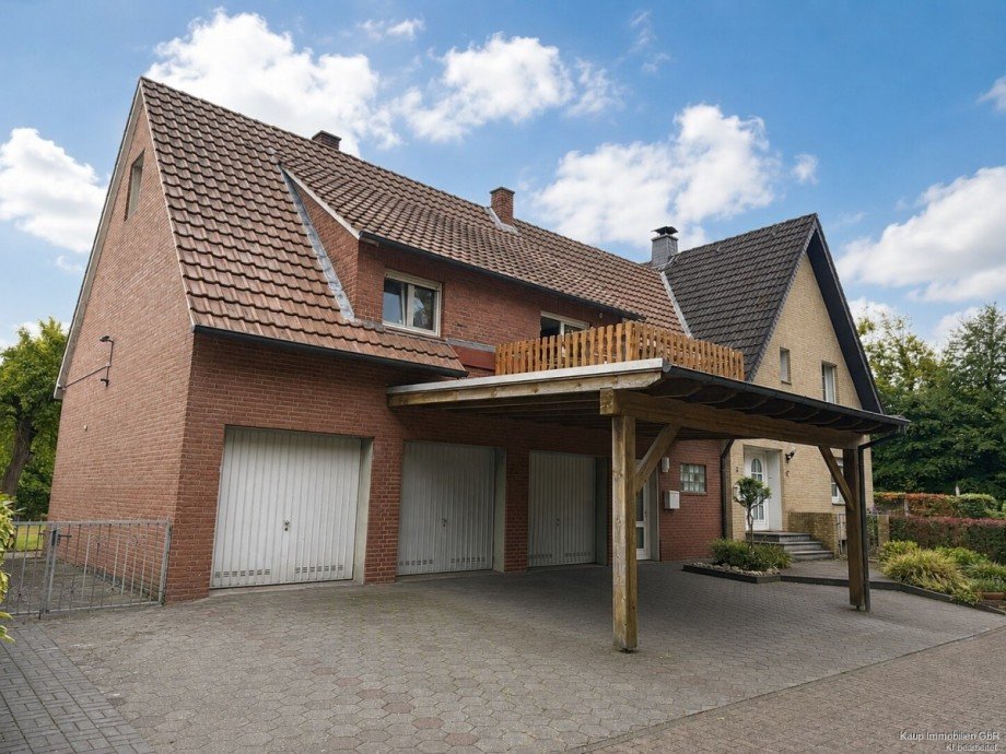 Nord-West-Ansicht Einfamilienhaus Rheda-Wiedenbr�ck
