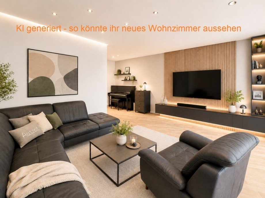 Wohnzimmer - KI-generiert Reihenmittelhaus G�tersloh