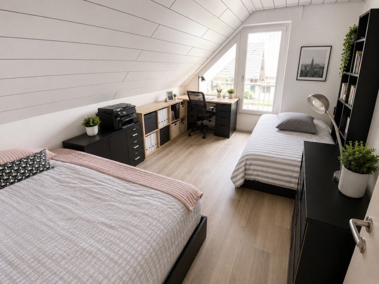 Schlafzimmer G�tersloh Etagenwohnung Wohnen im G�tersloher S�den! 3 ZKB-Wohnung in ruhiger Wohnlage von GT-Kattenstroth