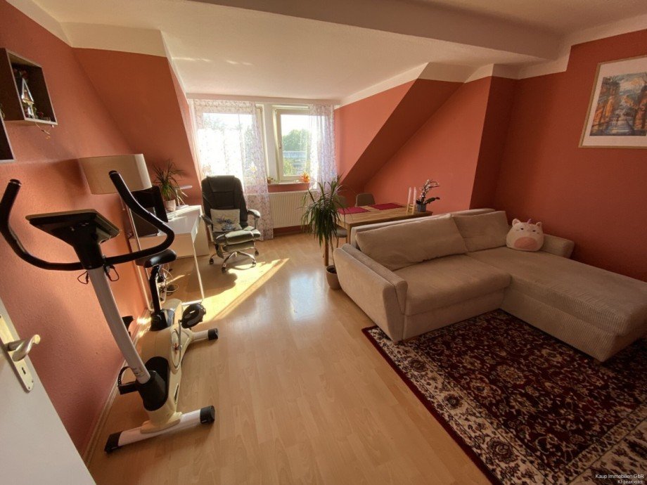 Wohnzimmer Etagenwohnung G�tersloh