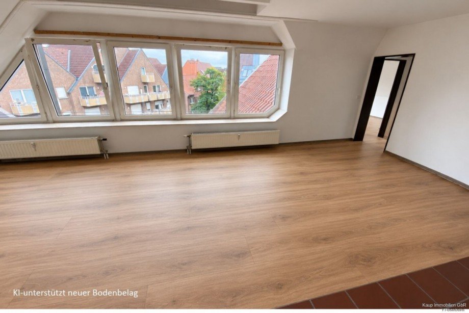 Wohnzimmer Etagenwohnung G�tersloh